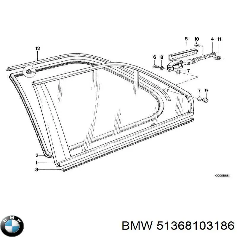  BMW 51368103186 ціна, від 400.15 USD