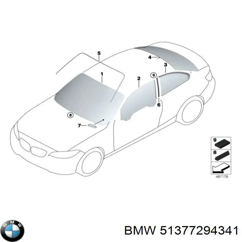  BMW 51377294341 ціна, від 167.57 USD