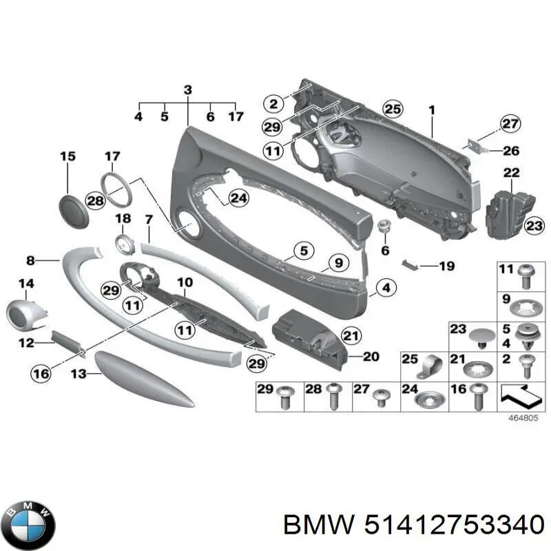  BMW 51412753340 ціна, від 25.40 USD