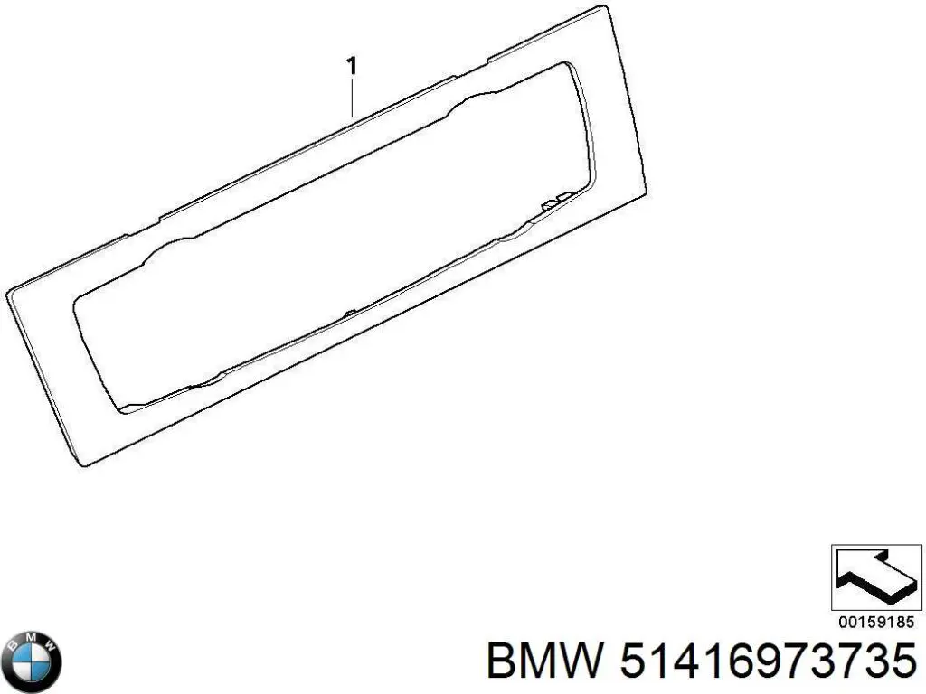 51416973735 BMW Накладка ручки дверей