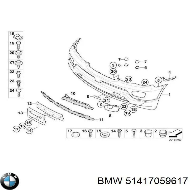  BMW 51417059617 ціна, від 3.42 USD