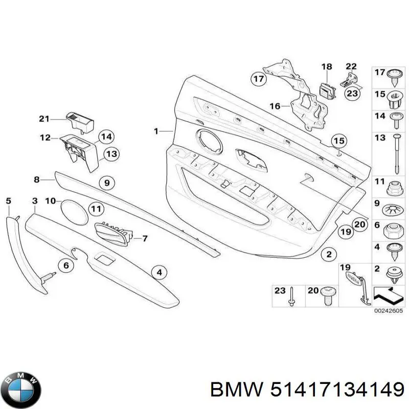  BMW 51417134149 ціна, від 17.73 USD