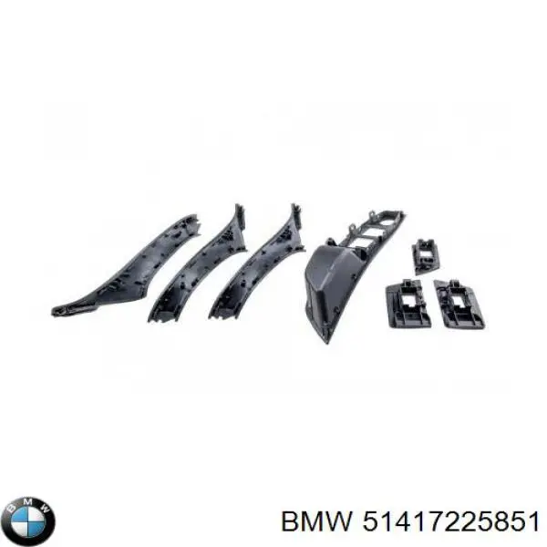 Ручка передньої двері зовнішня BMW 51417225851 ціна, від 7.87 USD