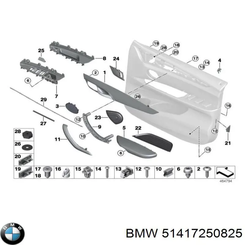 Купити 51417250825 BMW 