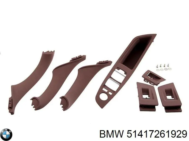 51417261929 BMW панель-накладка блока керування склопідйомника, передня ліва