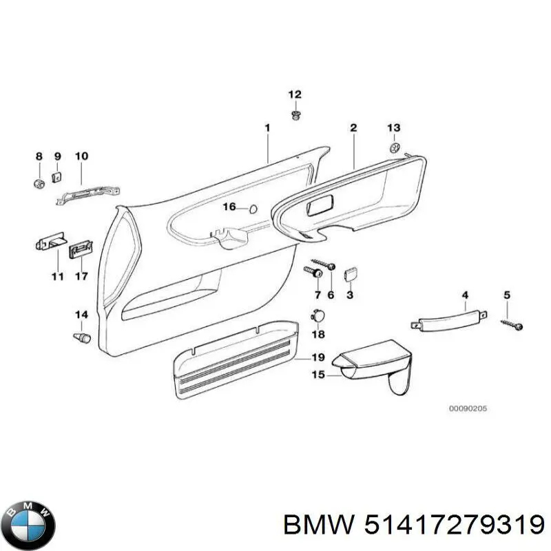  BMW 51417279319 ціна, від 21.30 USD