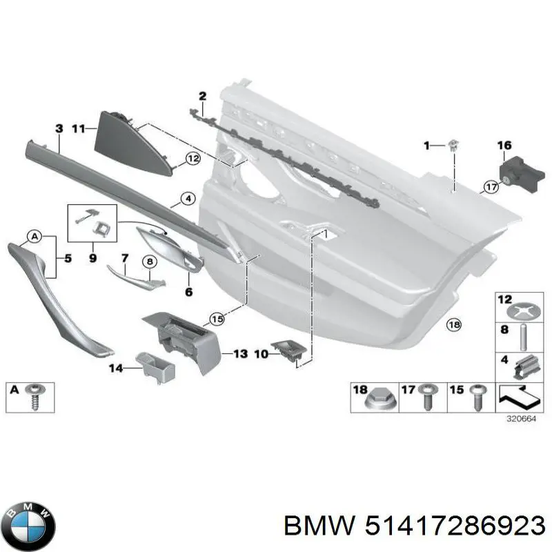  BMW 51417286923 ціна, від 38.22 USD
