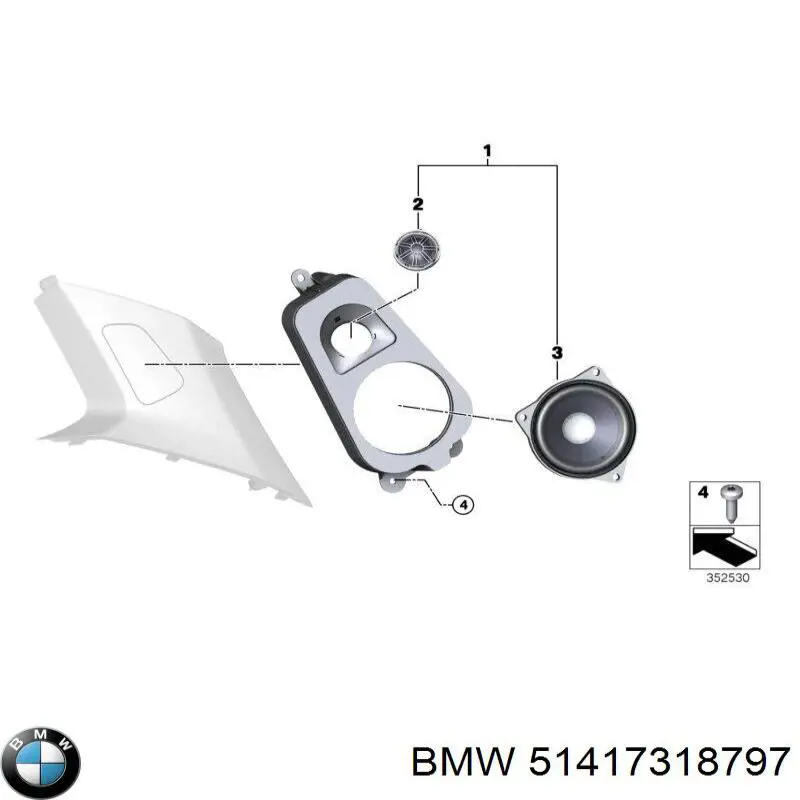 Купити 51417318797 BMW 