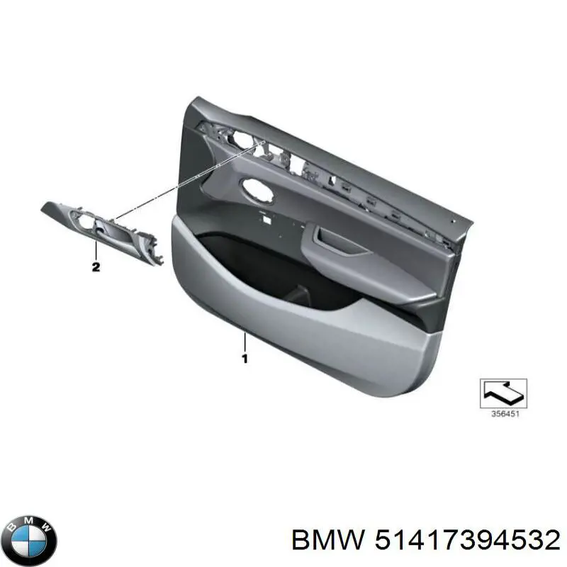 51417394532 BMW Обшивка салону