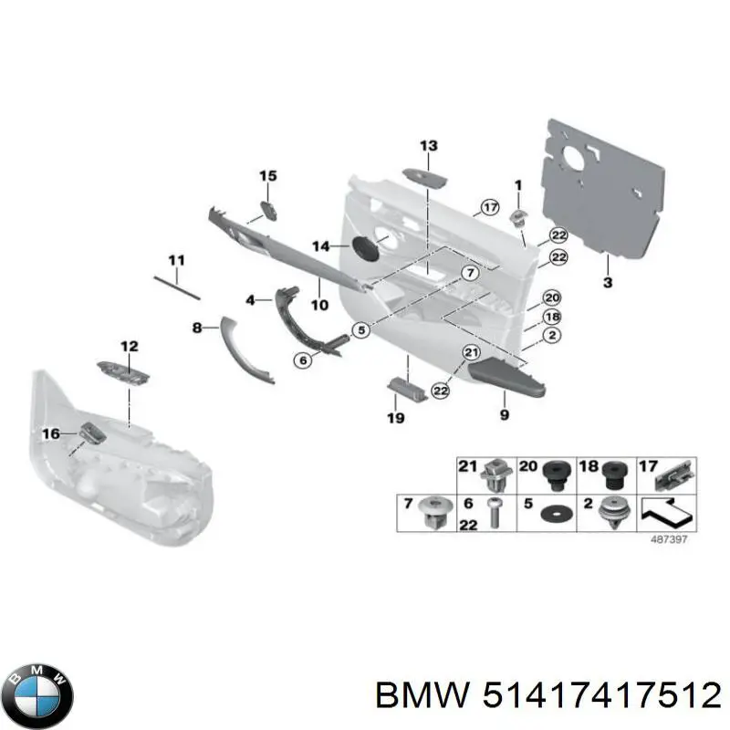  BMW 51417417512 ціна, від 19.05 USD