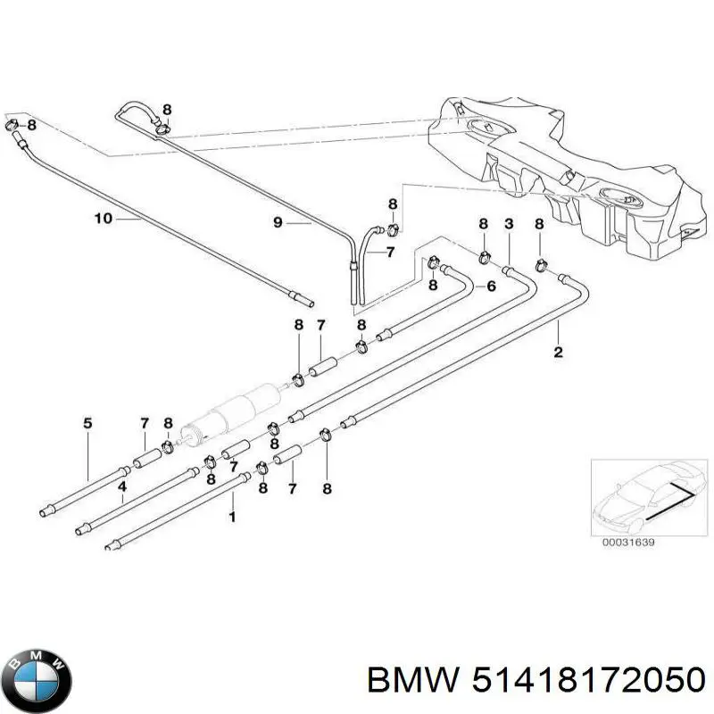  BMW 51418172050