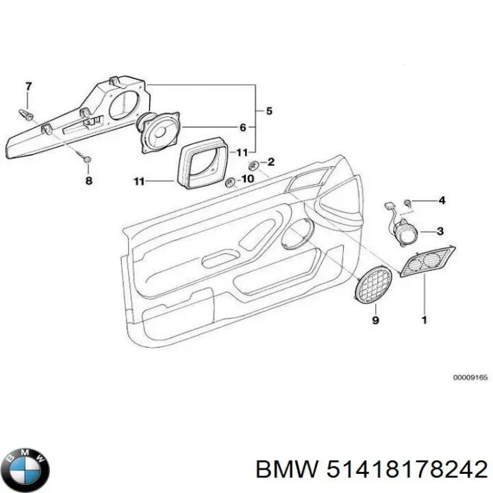  BMW 51418178242 ціна, від 32.43 USD