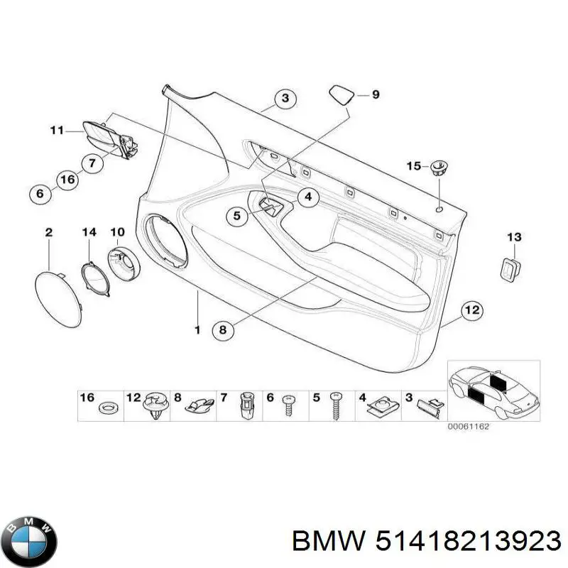  BMW 51418213923 ціна, від 19.00 USD