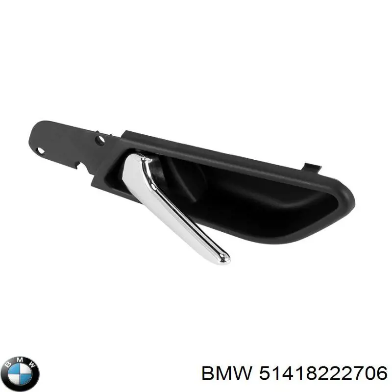 Ручка правих дверей зовнішня на BMW 3 (E46)