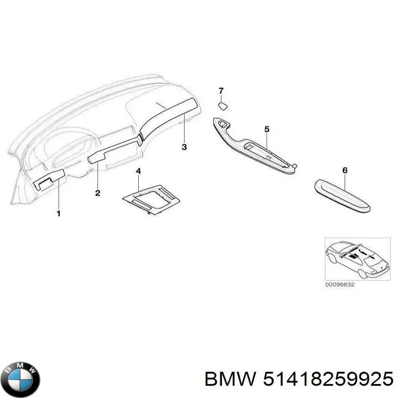 Купити 51418259925 BMW 