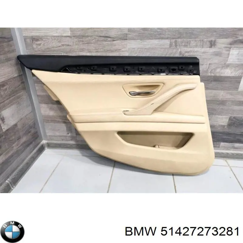 51427273281 BMW Обшивка-облицювання задніх дверей, лівою, внутрішня