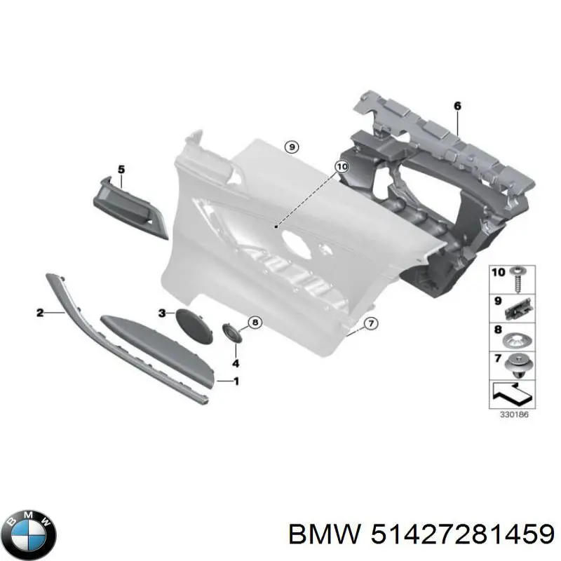 BMW 51427281459 ціна, від 35.58 USD