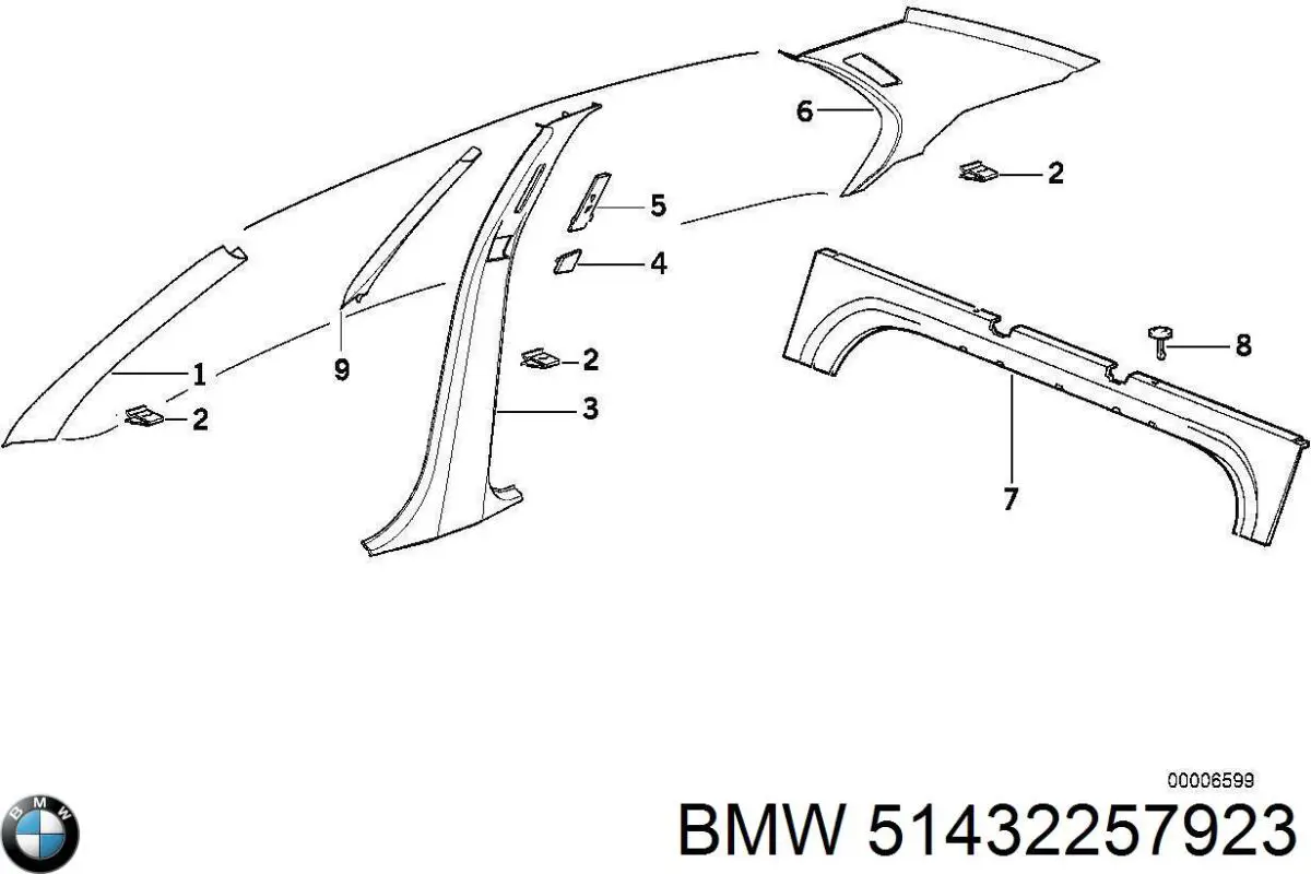 Купити 51432257923 BMW 