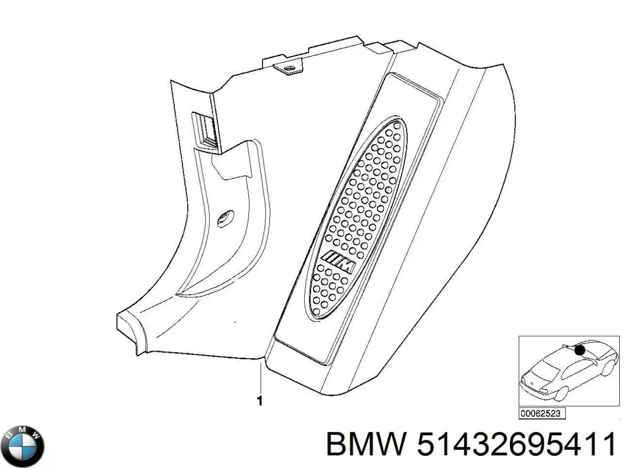 51432695411 BMW 