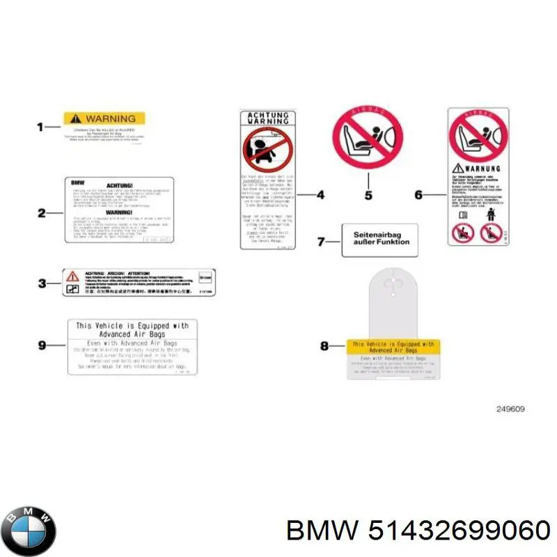  BMW 51432699060 ціна, від 17.44 USD