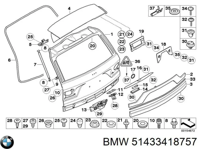  BMW 51433418757 ціна, від 126.69 USD