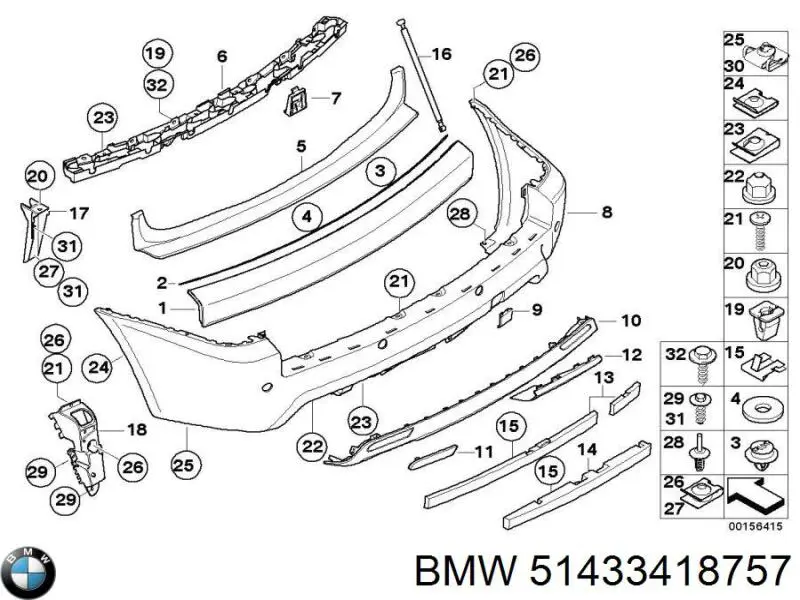 51433418757 BMW 