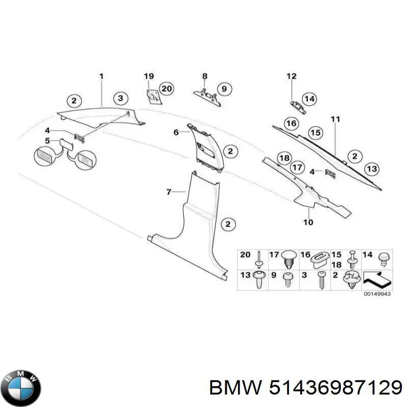 51436987129 BMW 