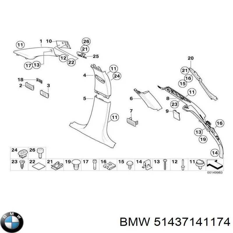 51437141174 BMW 