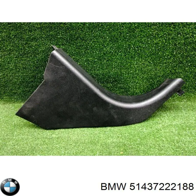 51437222188 BMW Обшивка стійки кузова внутрішня, передня права