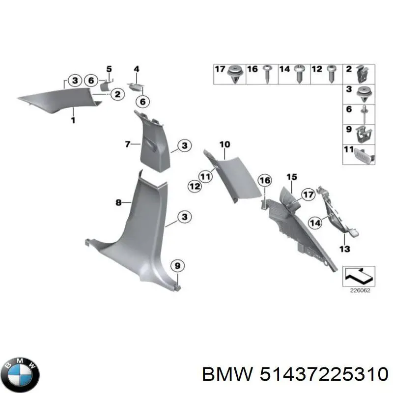 Купити 51437225310 BMW 