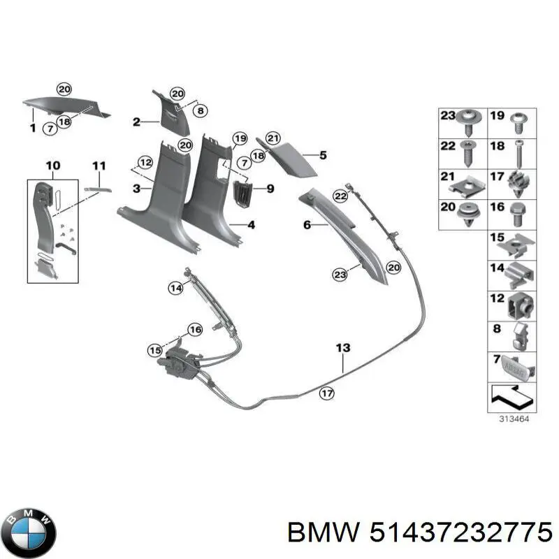  BMW 51437232775 ціна, від 21.62 USD