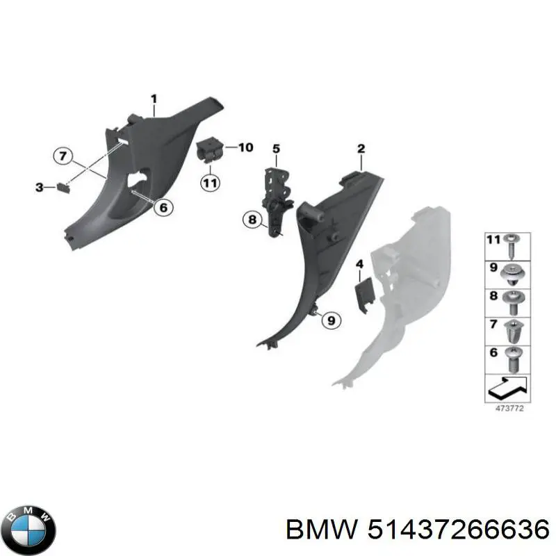  51437266636 BMW