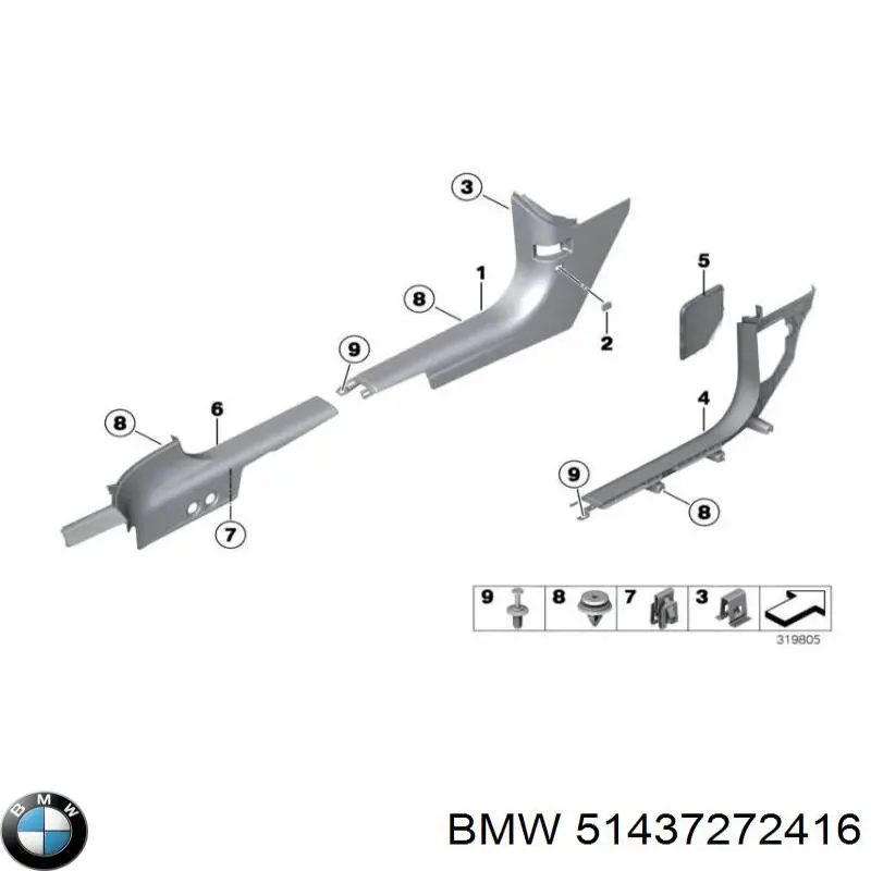 51437272416 BMW 