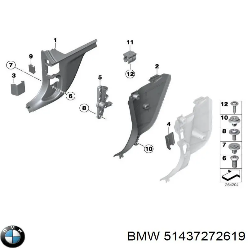51437272619 BMW 