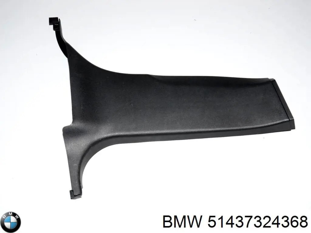 51437324368 BMW Обшивка стійки кузова внутрішня, середня нижня права