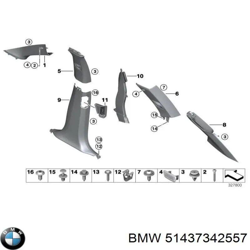 51437342557 BMW 