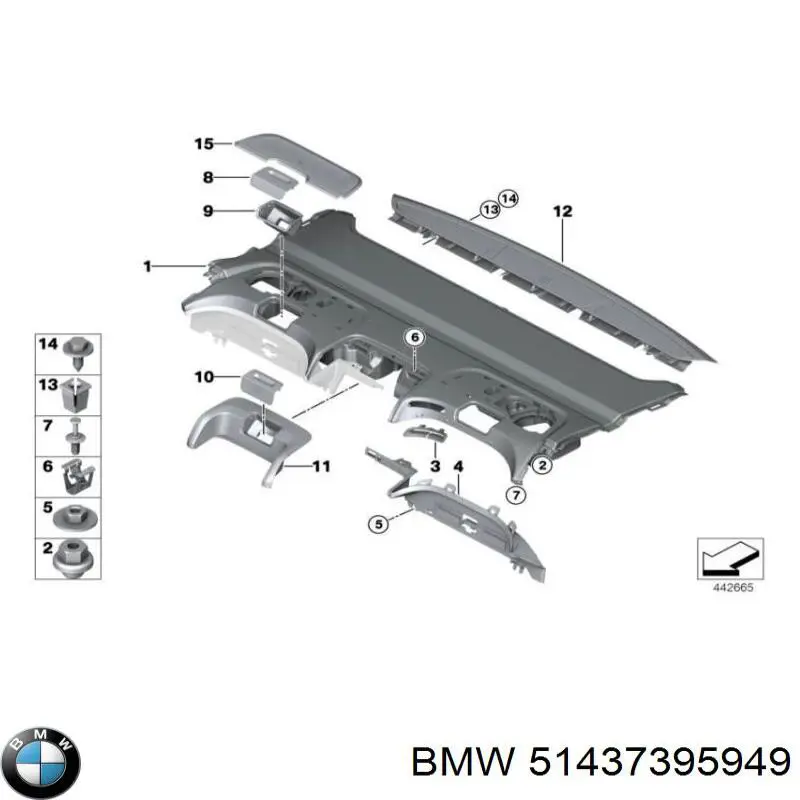  BMW 51437395949 ціна, від 39.62 USD