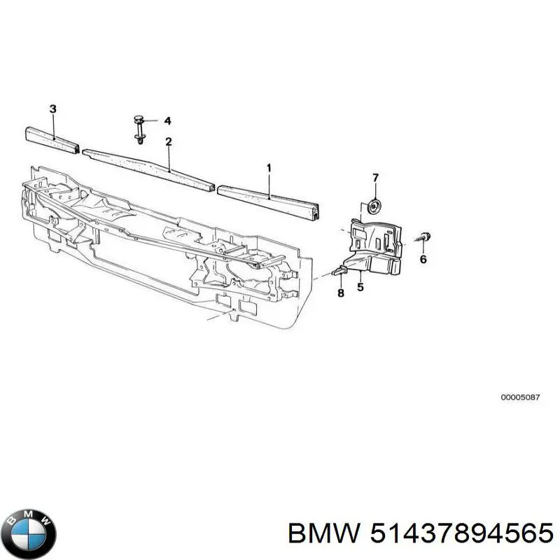 Купити 51437894565 BMW 