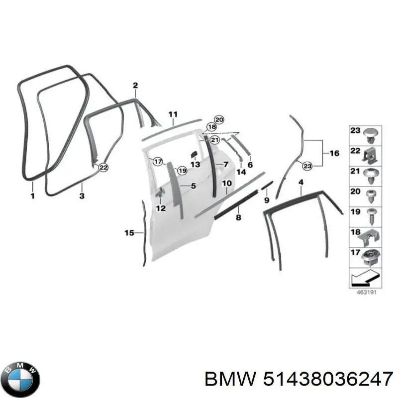 Купити 51438036247 BMW Пробка піддона двигуна