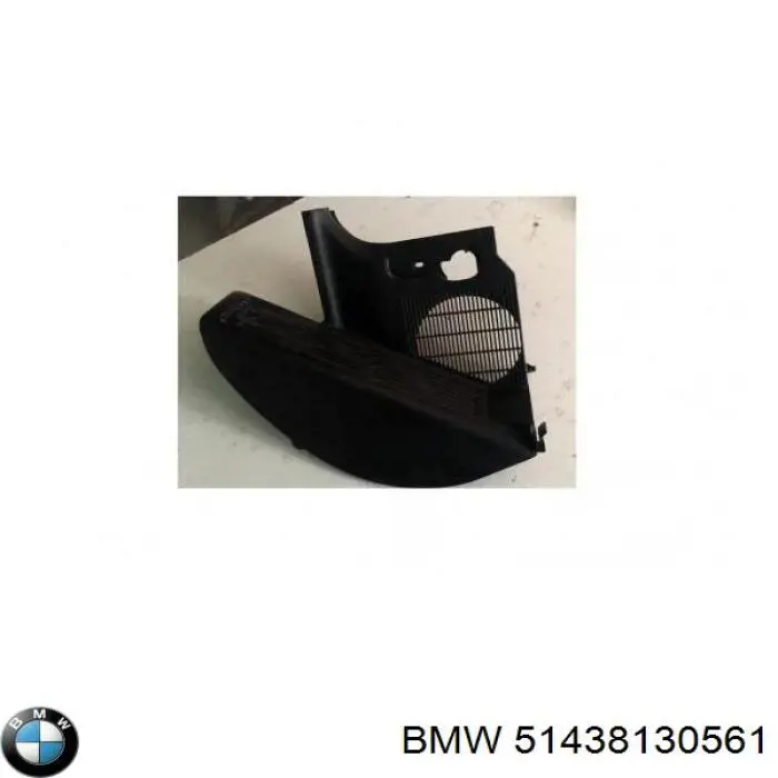 51438130561 BMW Обшивка стійки кузова внутрішня, передня ліва