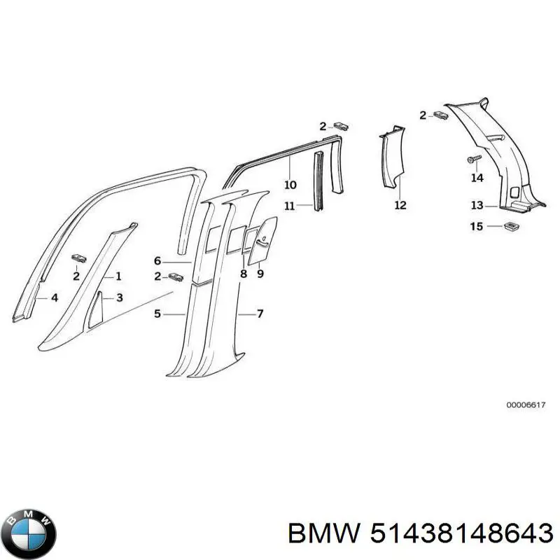  51438148643 BMW