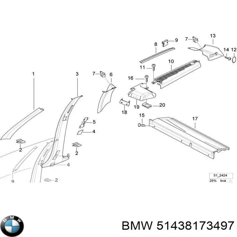 51438173497 BMW 