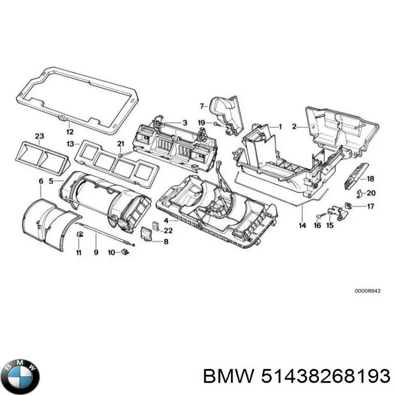 51438268193 BMW Автомобільне скло