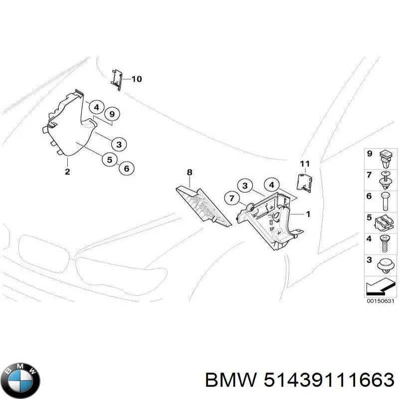  51439111663 BMW