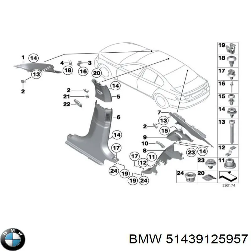  51439125957 BMW