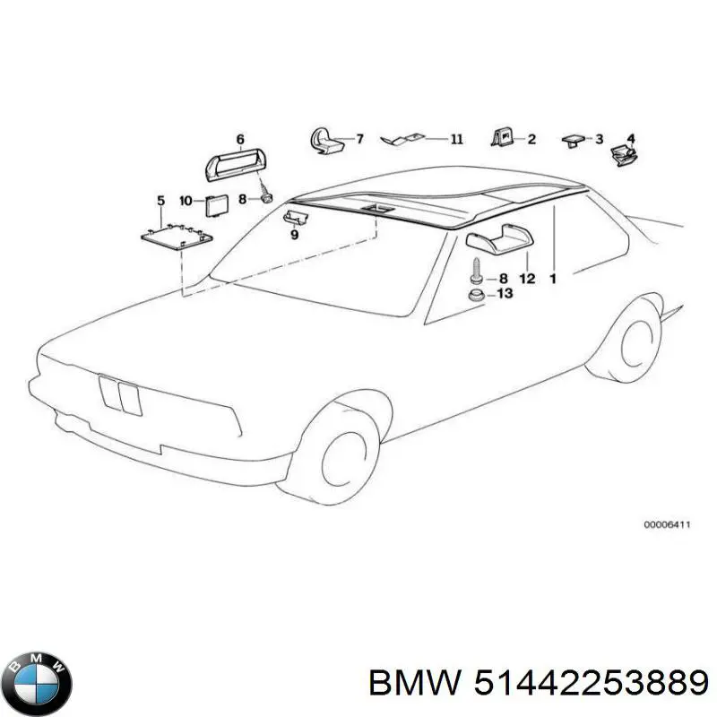  BMW 51442253889 ціна, від 32.28 USD