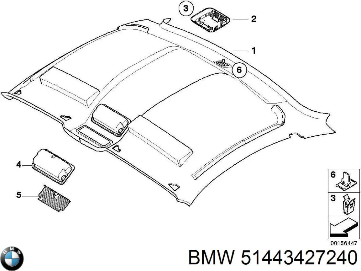 51443427240 BMW 