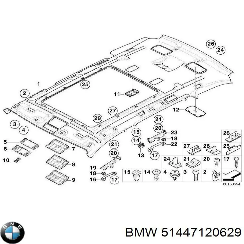 Купити 51447120629 BMW 