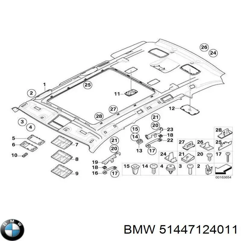 Купити 51447124011 BMW 