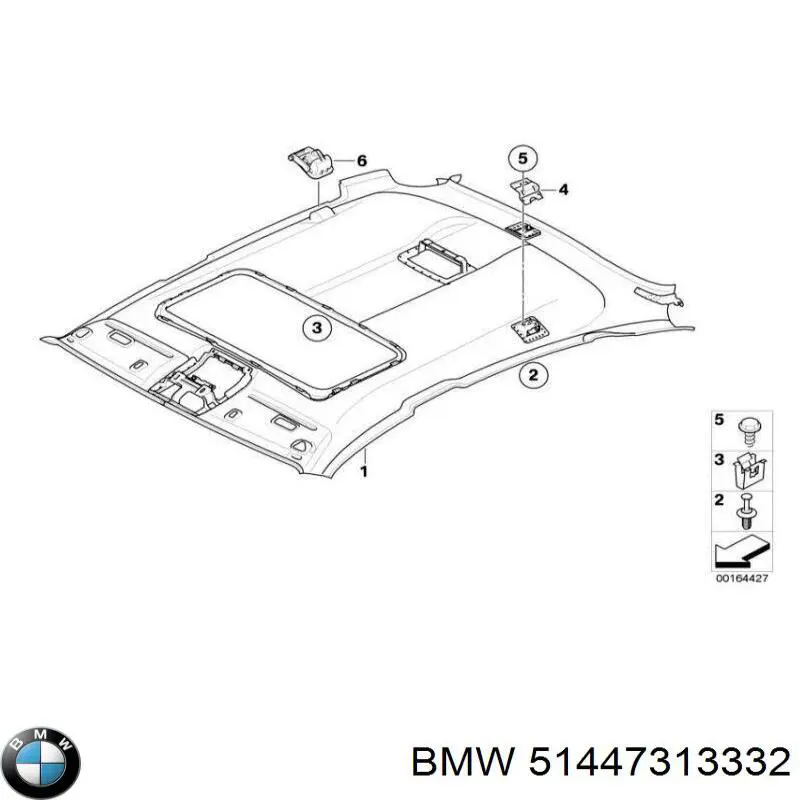 51447313332 BMW Оббивка кузова